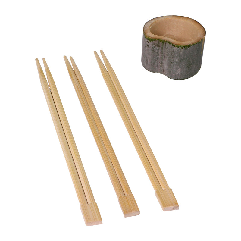Eco Friendly wholesale 21cm bamboo disposable chopsticks titanium