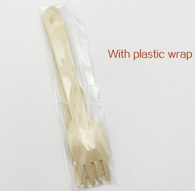 Disposable Wooden Cutlery Set - Alternative to Plastic, Eco Friendly, Biodegradable, Compostable Cutlery Set - 50 Wood Spoons, 50 Wooden Knives & 50 Wooden Forks Disposable Utensils Set 3