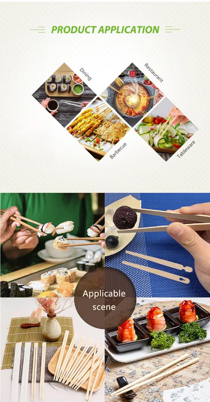 Tensoge Round Chopsticks Panda Takeaway Food Packaging Ramen Sushi Restaurant Bamboo Sticks 11