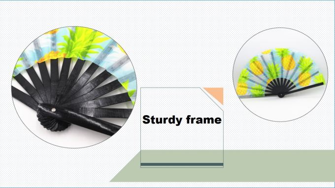 13 Inch Custom logo Clack Folding Hand Fan Large Folding Bamboo Hand Fan Blank Clacking Sublimation Fan for Wedding and Dancing 5