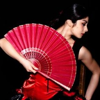 13 Inch Custom logo Clack Folding Hand Fan Large Folding Bamboo Hand Fan Blank Clacking Sublimation Fan for Wedding and Dancing 14