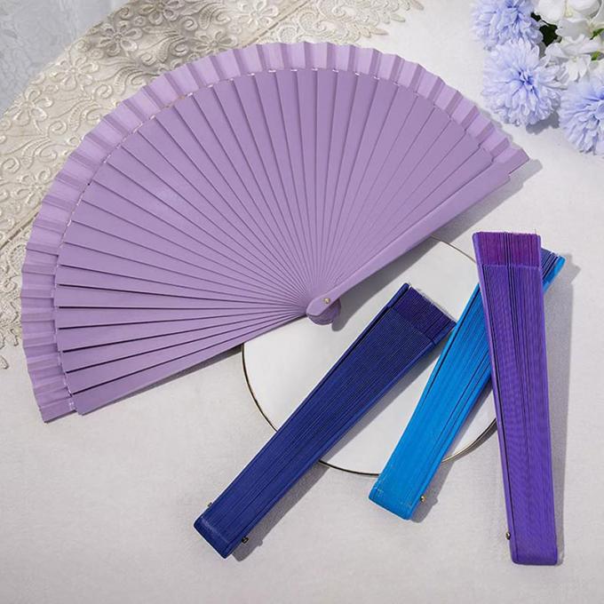 Wholesale High Quality Colorful Spot 23 cm Gift Fan Hand-painted Wooden Fan Spanish Wooden Crafts Folding Hand Fan 2
