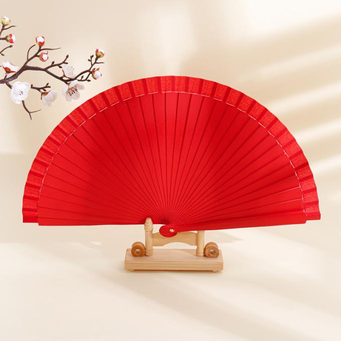 Wholesale High Quality Colorful Spot 23 cm Gift Fan Hand-painted Wooden Fan Spanish Wooden Crafts Folding Hand Fan 7