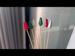 Cocktail picks Christmas style