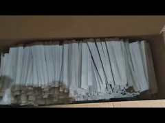 coffee stirrer with full paper covered package