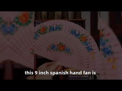 Spanish Fan Elegant Wooden Hand Fan