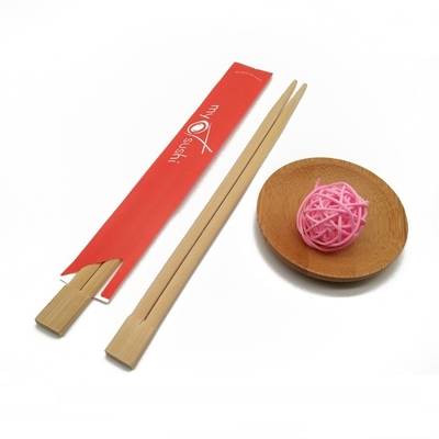 23cm Natural Color Disposable Wooden Chopsticks 10g Sushi Bamboo Chopsticks With Individual Wrapping for Picnic