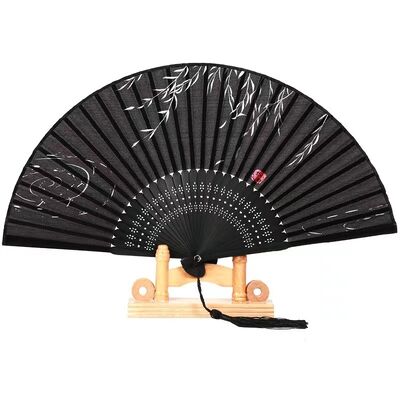 Eco-Friendly 8 inch /21*38cm Bamboo Hand Fan for Wedding Favors - Custom Hand Fan