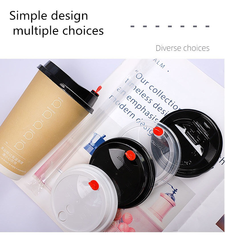 Disposable Paper Cup For Hot Drinks 8oz Ripple Wall Pe Coated Paper Cups For Takeaway