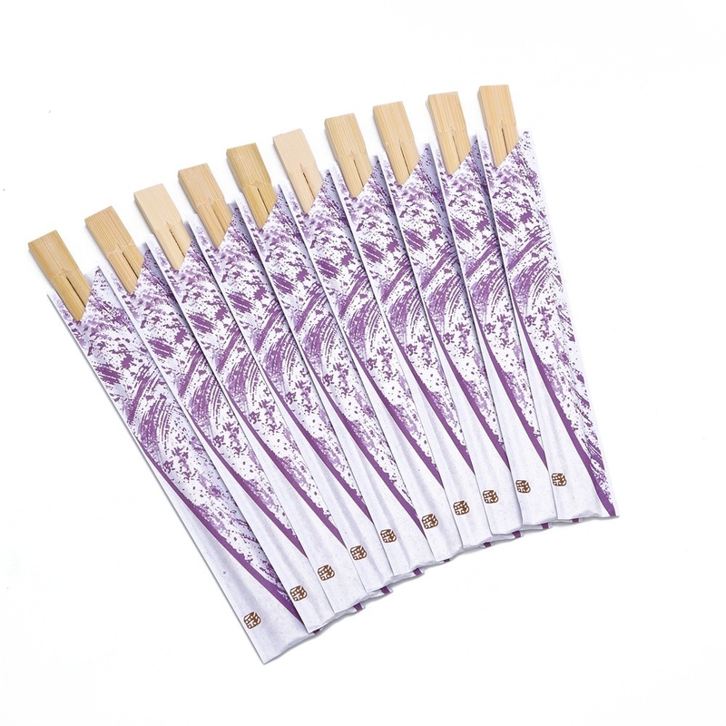 Full Paper Wrapped 21cm/24cm Cheaper Tensoge Bamboo Chopsticks Disposable Sushi Chopstciks with Design Sleeve