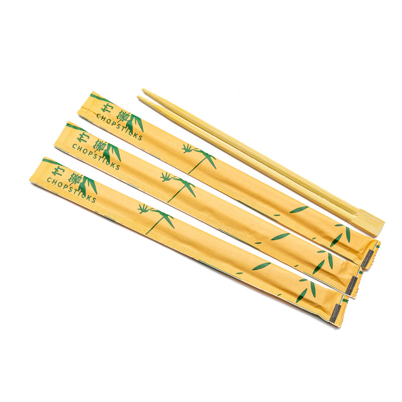 Customized Disposable Paper Bags for Japanese Bamboo Chopsticks Set OEM Accepted