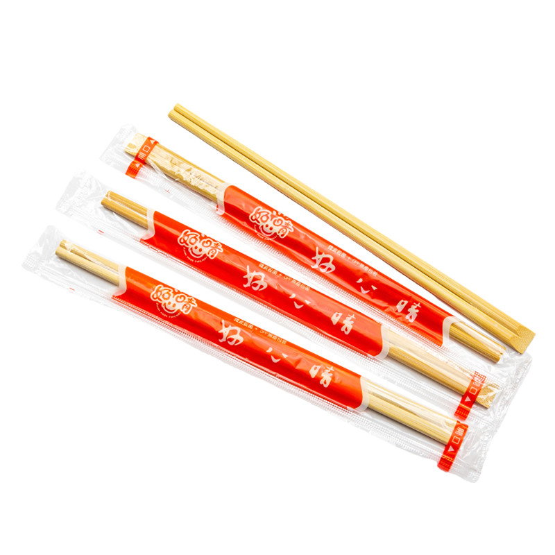 Customized Disposable Paper Bags for Japanese Bamboo Chopsticks Set OEM Accepted