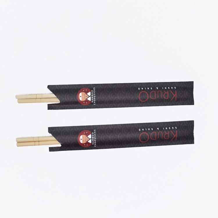 Sustainable Bamboo Wooden Chopsticks for Indoor and Outdoor Camping with Paper Bag