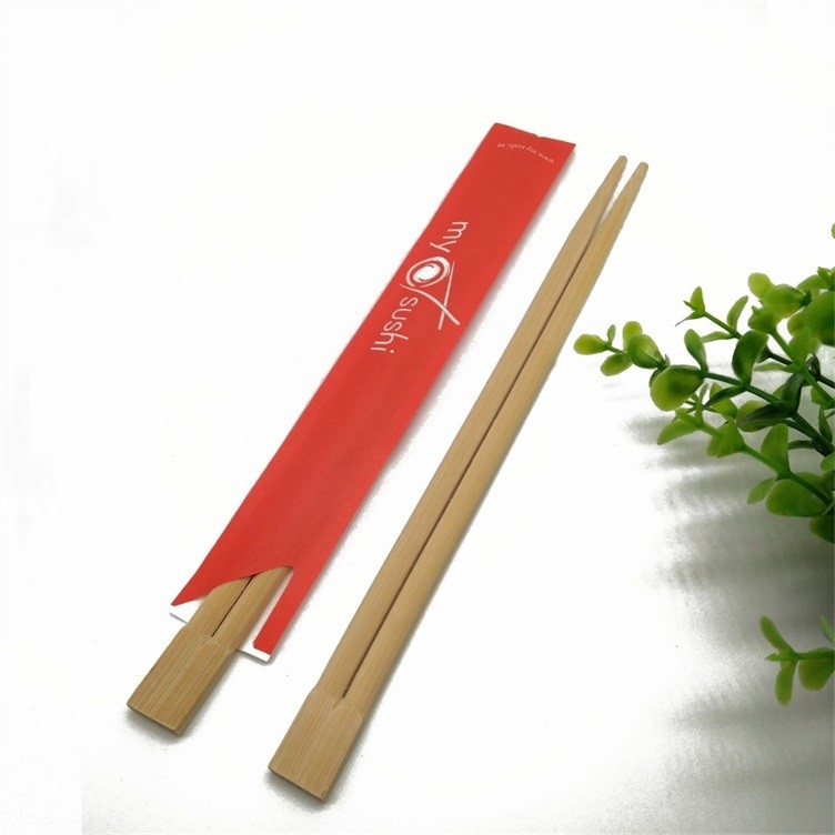 23cm Natural Color Disposable Wooden Chopsticks 10g Sushi Bamboo Chopsticks With Individual Wrapping for Picnic