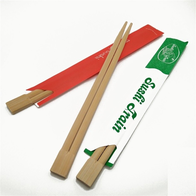 23cm Natural Color Disposable Wooden Chopsticks 10g Sushi Bamboo Chopsticks With Individual Wrapping for Picnic