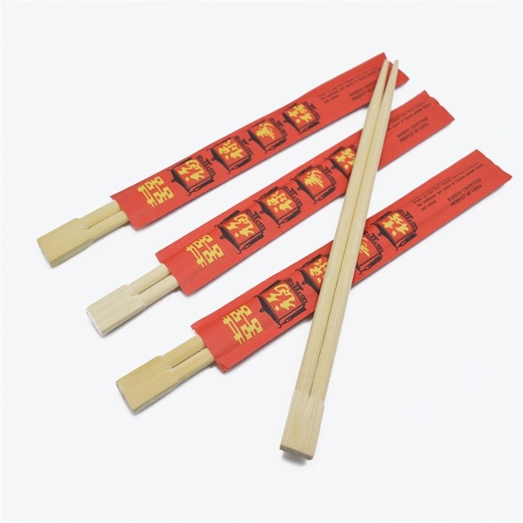 23cm Natural Color Disposable Wooden Chopsticks 10g Sushi Bamboo Chopsticks With Individual Wrapping for Picnic