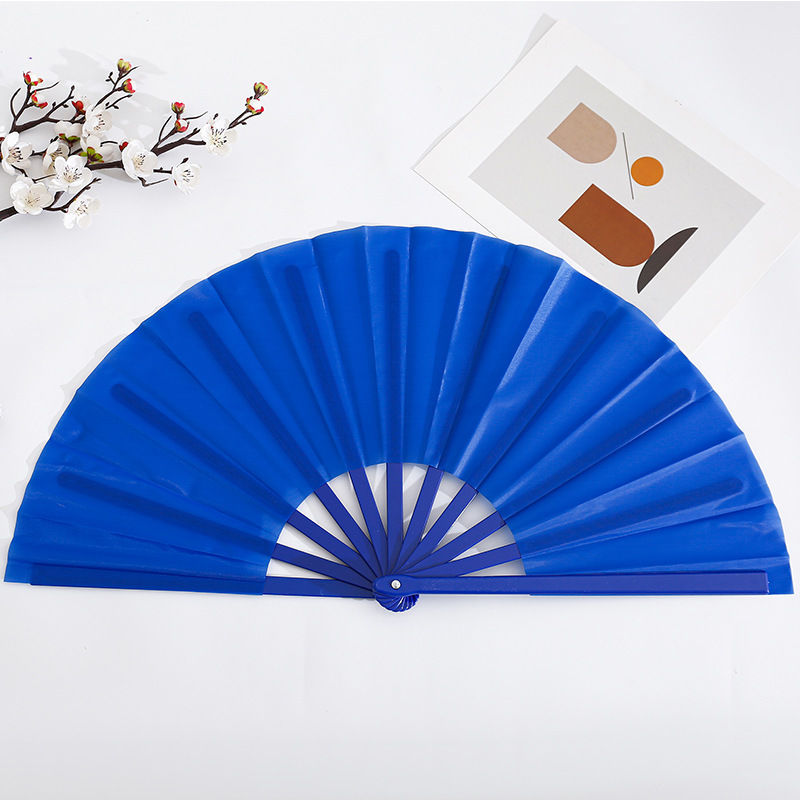Factory Price 13-Inch Carved Jamaica Flag Folding Bamboo Fan for Carnival