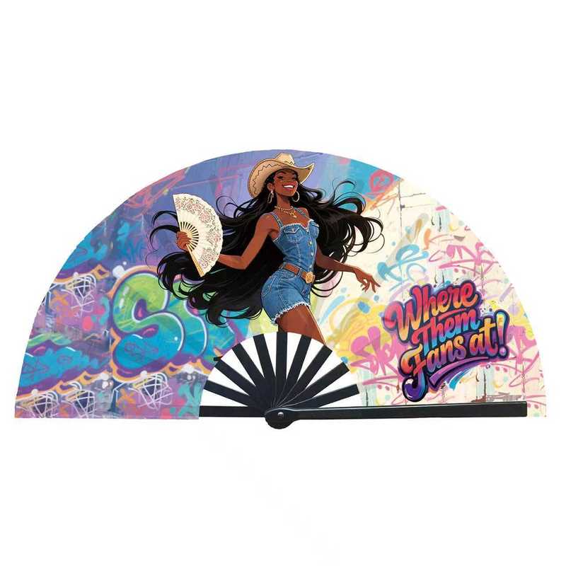Customizable Bamboo Carved Painted Hand Fan for Home Decoration and Business Gift