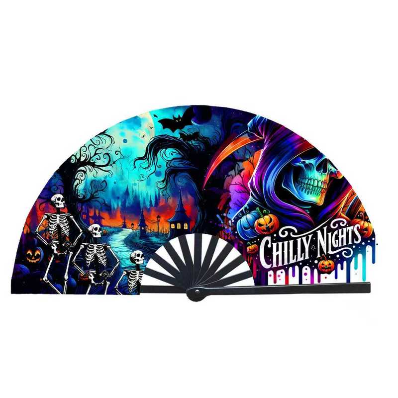 Customizable Bamboo Carved Painted Hand Fan for Home Decoration and Business Gift
