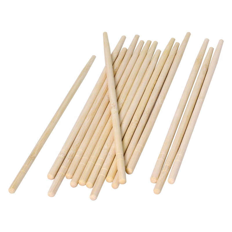 Eco-Friendly Disposable Bamboo Chopsticks with Custom Logo and Natural Color Packed 100prs/bag