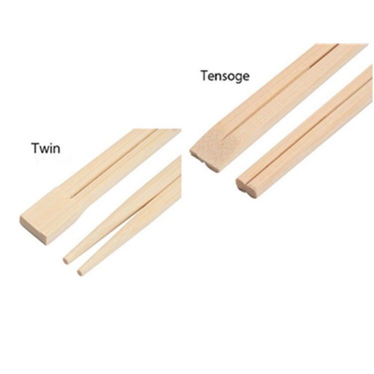 Custom Printed Disposable Bamboo Chopsticks Made from 100% Natural Moso Bamboo with High Temperature Sterilization