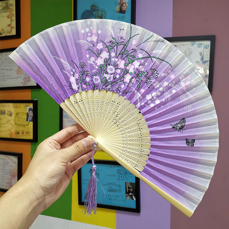21cm Personalized Custom Hand Fan with Customized Name for Wedding Gift