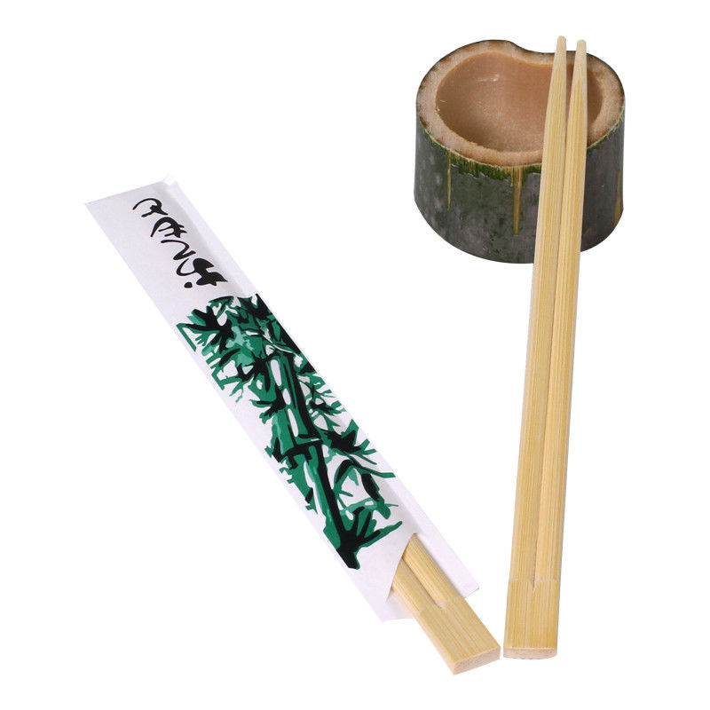 Personalized Logo Full Paper Packaging Disposable Wrapped Paper for Bamboo Chopsticks OEM Accepted