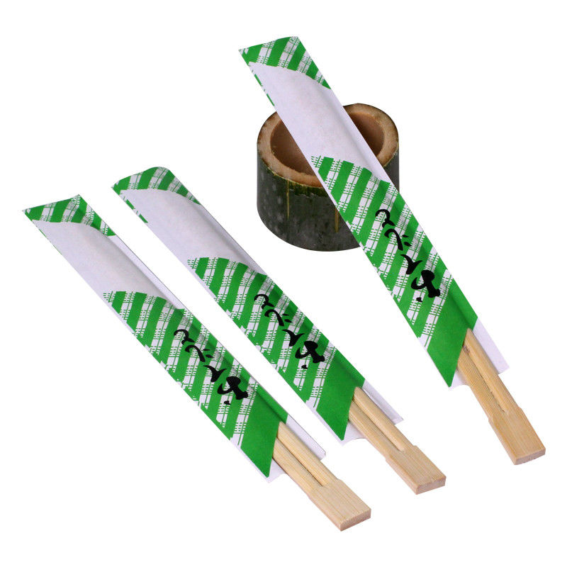 Personalized Logo Full Paper Packaging Disposable Wrapped Paper for Bamboo Chopsticks OEM Accepted