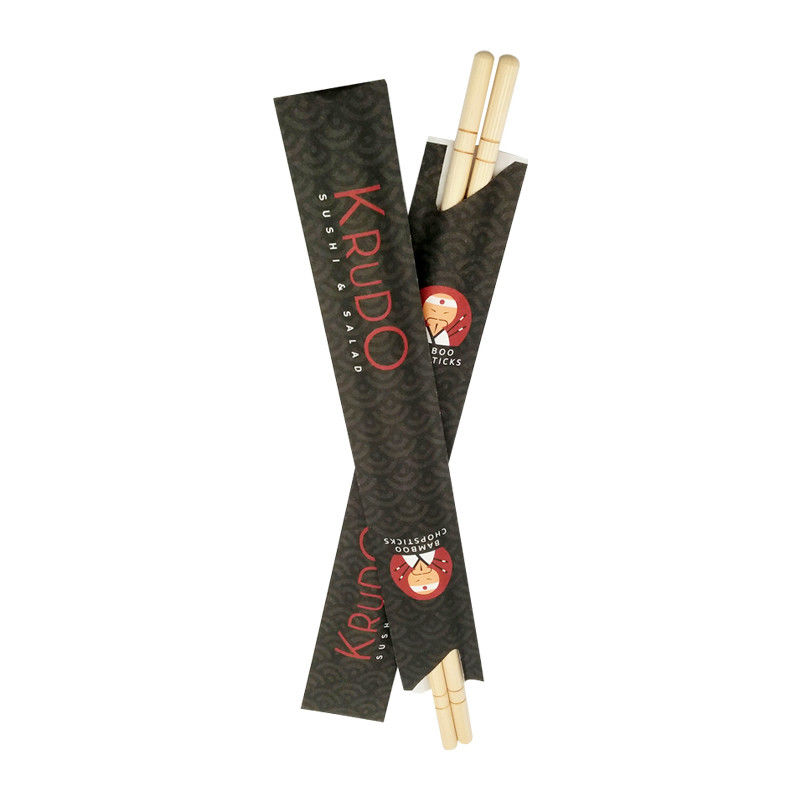 Paper Wrapper Round Bamboo Chopsticks 20cm 23cm disposable wooden chopsticks