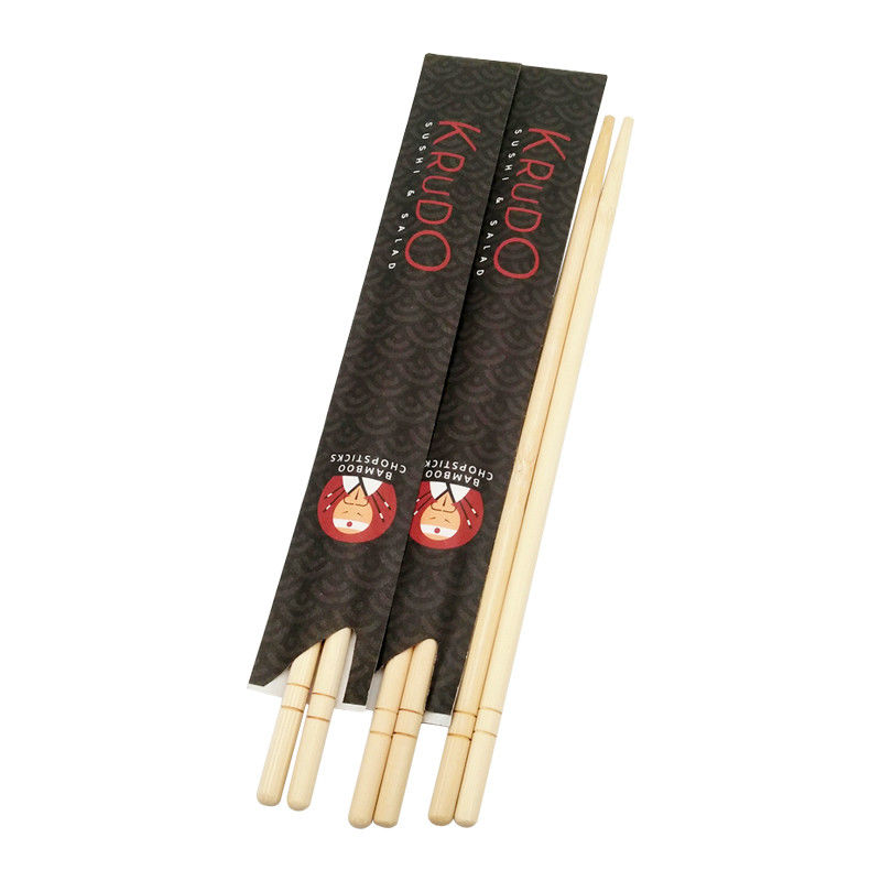 Paper Wrapper Round Bamboo Chopsticks 20cm 23cm disposable wooden chopsticks