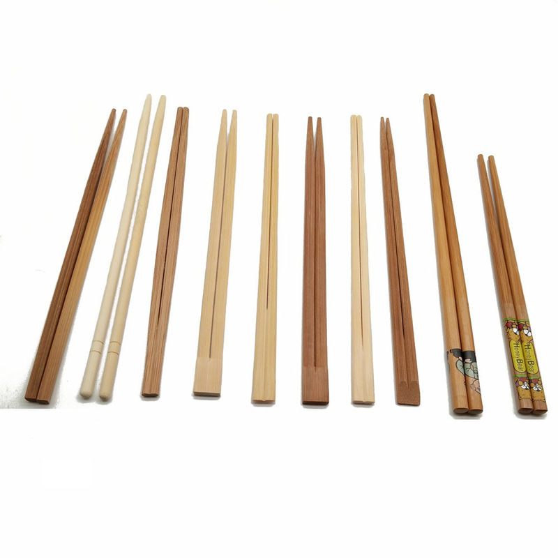 24cm Biodegradable Reusable Bamboo Chopsticks Chinese Individual Package