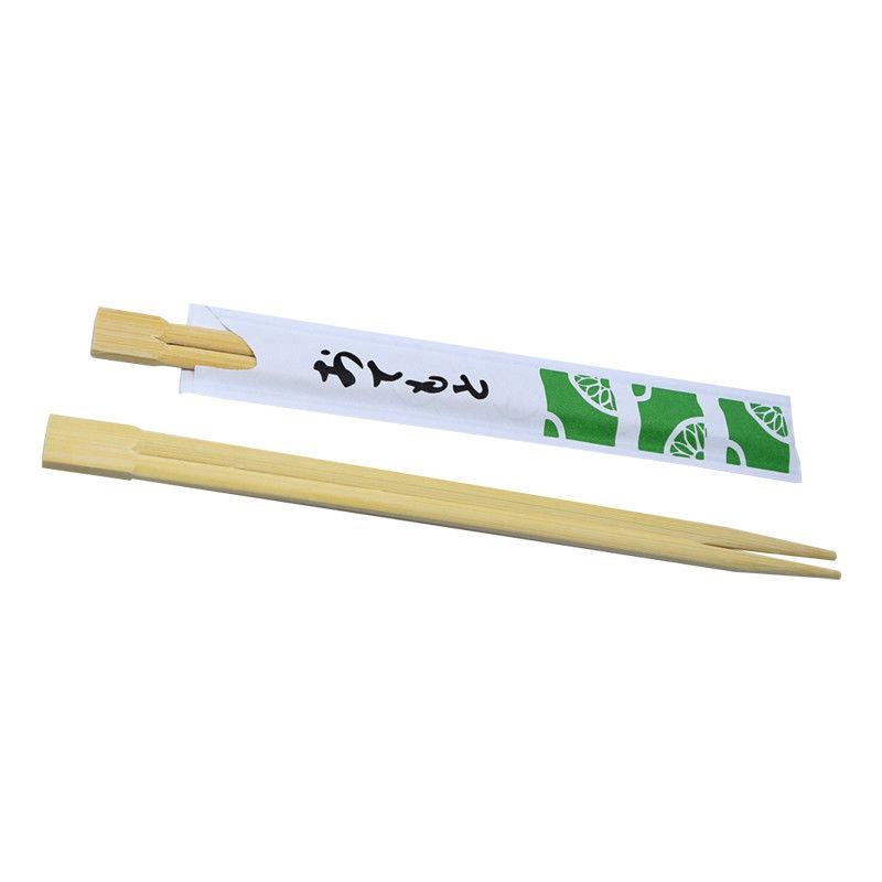 Custom paper sleeve wrapped chopsticks china wholesale chopsticks with logo