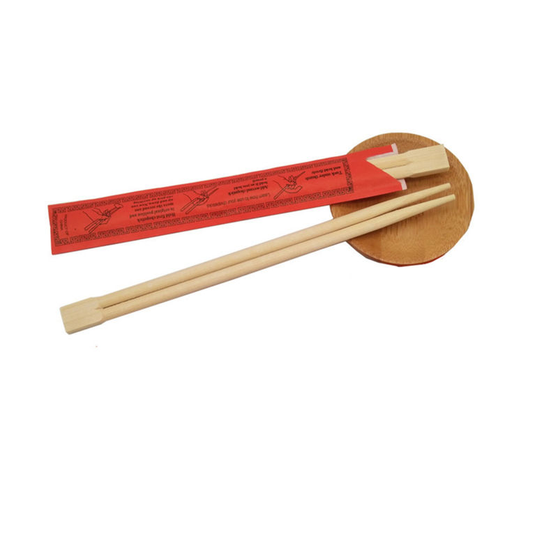 Custom paper sleeve wrapped chopsticks china wholesale chopsticks with logo
