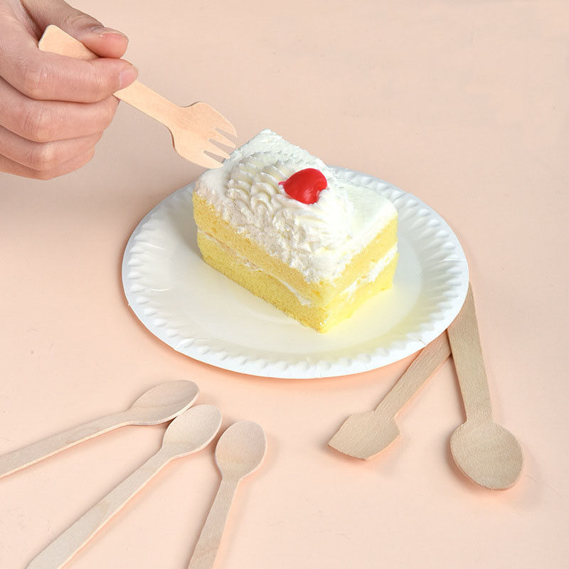 Disposable Bulk Wooden Cutlery Wood Spoon Knife Fork For Home Restaurants
