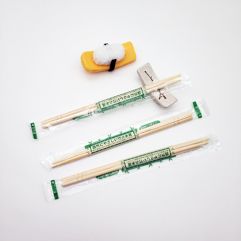 Customized Logo Disposable Bamboo Chopsticks Biodegradable Chopstick Carbonized Bamboo Chopsticks