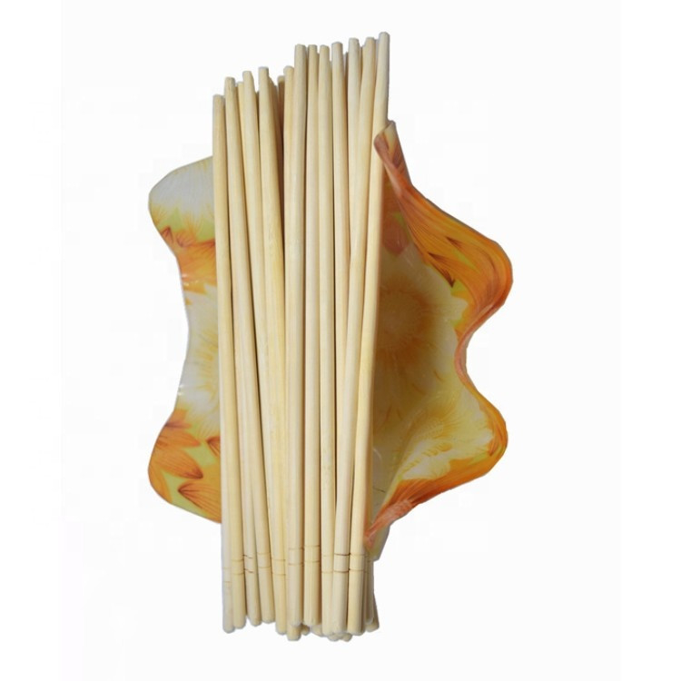 Paper Wrapped Round Bamboo Chopsticks For Restaurant