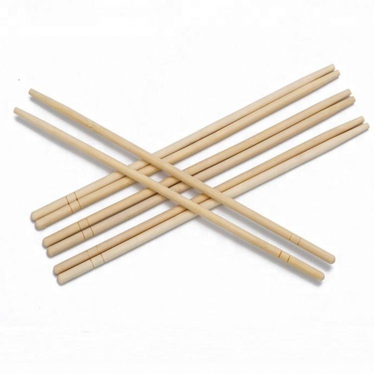 Paper Wrapped Round Bamboo Chopsticks For Restaurant