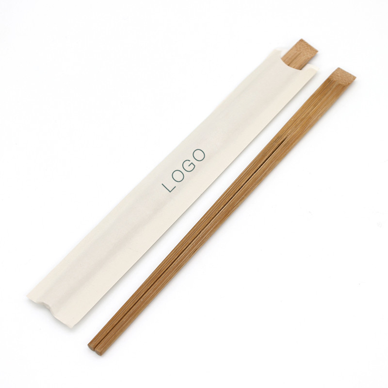 Custom Logo Disposable Round Bamboo Chopsticks For New Year In Chinese And Japanese Style