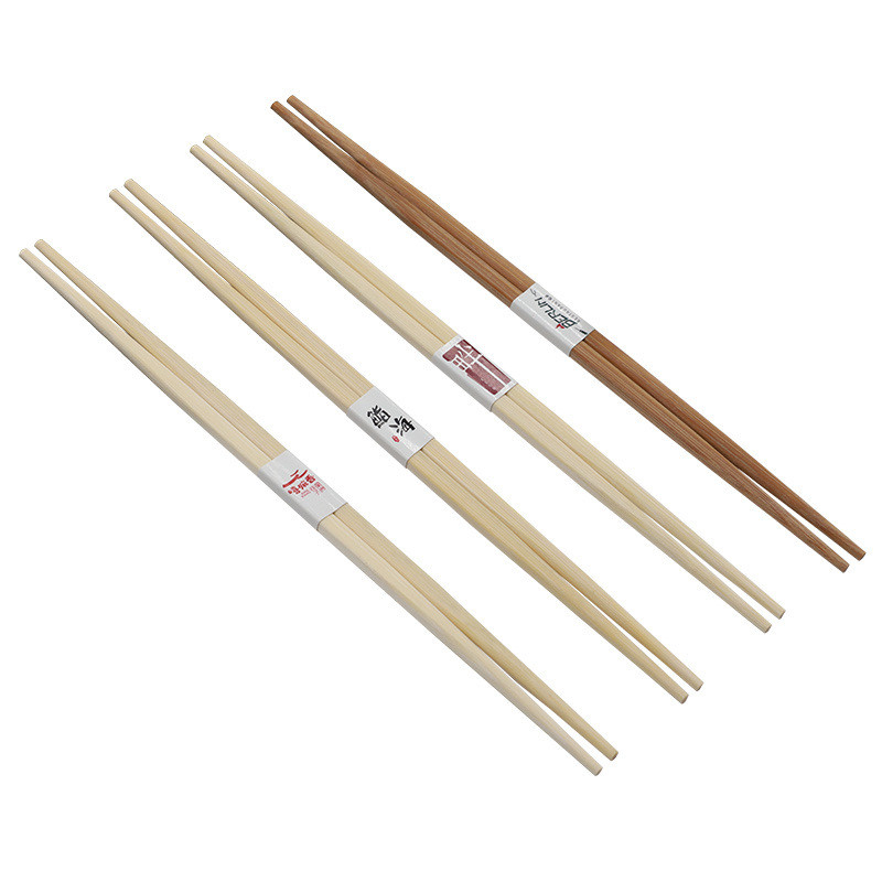 18cm/21cm/24cm Length Eco-Friendly Disposable Bamboo Wooden Chopsticks with Paper Sleeve