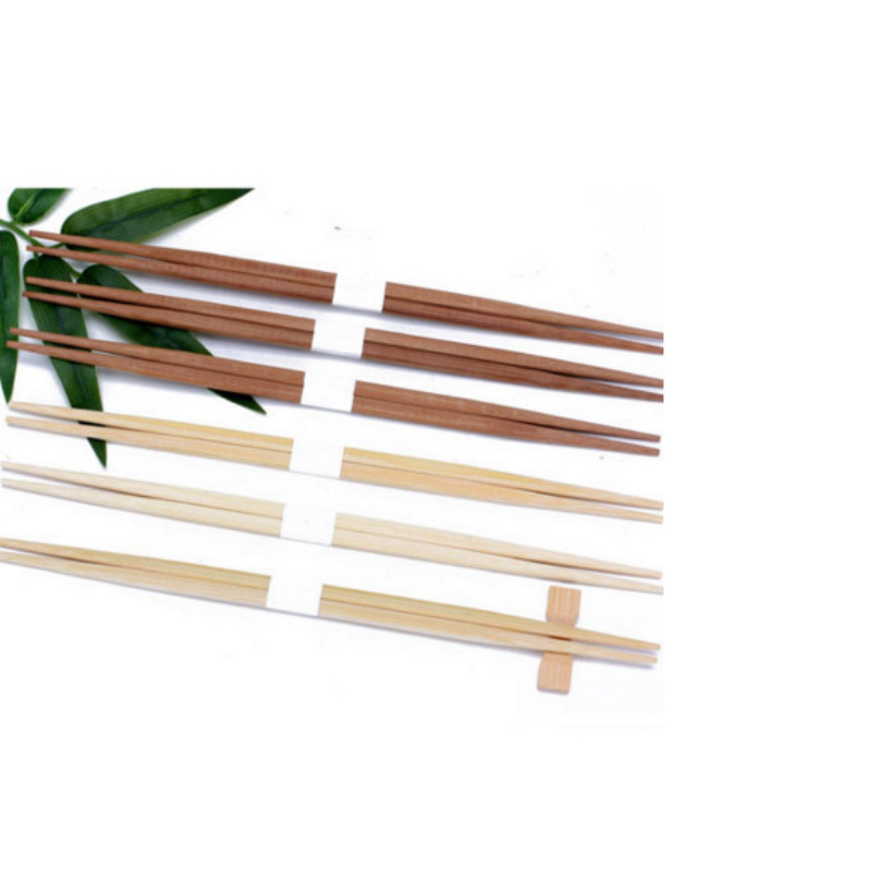 18cm/21cm/24cm Length Eco-Friendly Disposable Bamboo Wooden Chopsticks with Paper Sleeve