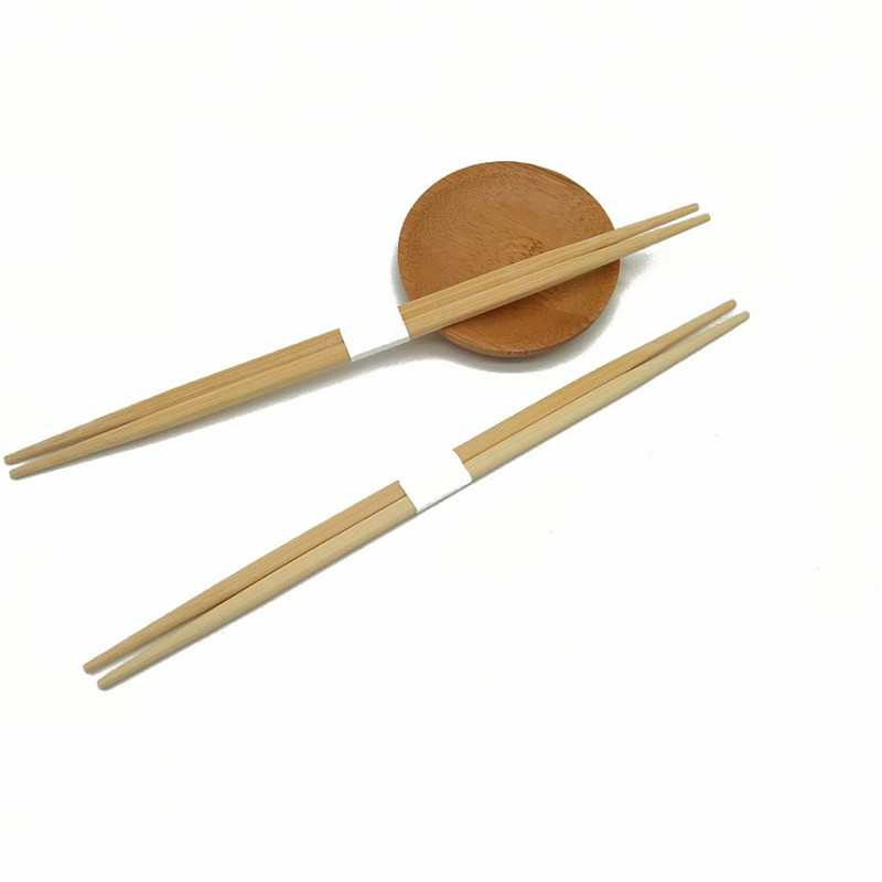 18cm/21cm/24cm Length Eco-Friendly Disposable Bamboo Wooden Chopsticks with Paper Sleeve