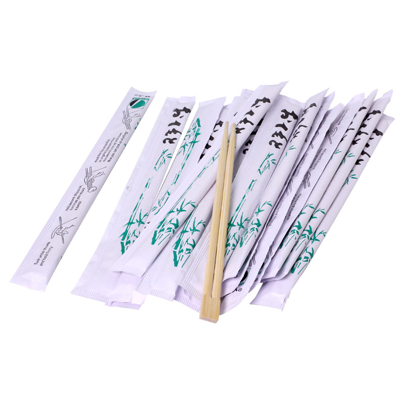 Custom Japanese Disposable Bamboo Chopsticks Twin Chopsticks With Logo