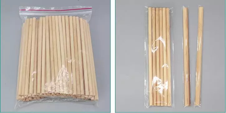 Handmade Bamboo Drinking Straw Sets Reusable with Straw Cleaning Brush
