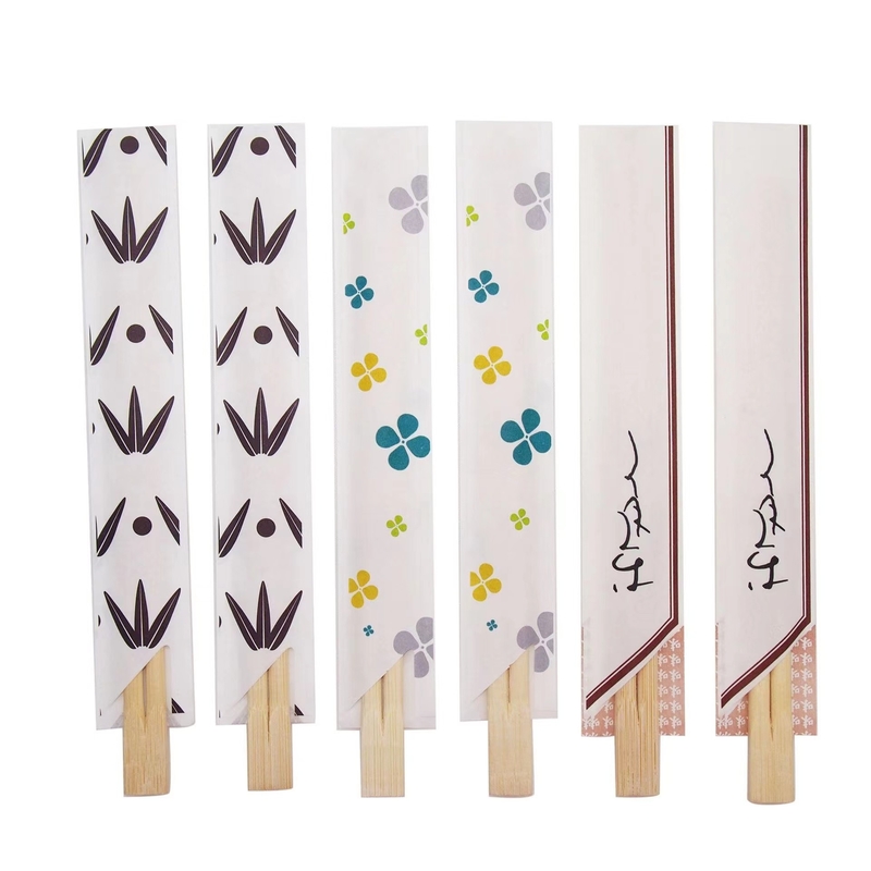 Eco Friendly Disposable Bamboo Chopsticks with Custom Logo Printing in OPP Package