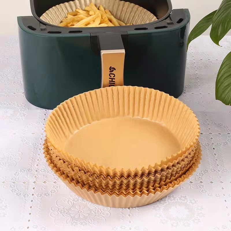 50pcs 100pcs Air Fryer Disposable Paper Liner Non Stick For Baking