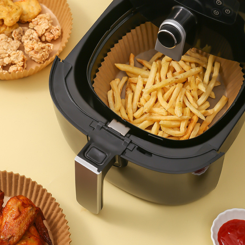50pcs 100pcs Air Fryer Disposable Paper Liner Non Stick For Baking