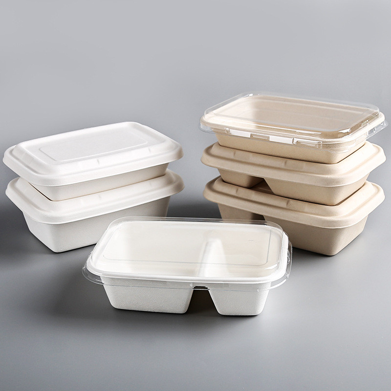 Disposable Lunch Biodegradable Take Away Food Package Container