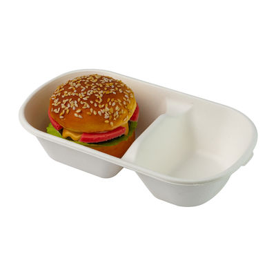 100% Biodegradable Compostable Sugarcane Fiber Bagasse Food Container