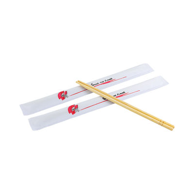 Disposable Round Bamboo Chopsticks Sterilized Polished Treatment